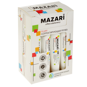 

Ручка-корректор Mazari Fluff 7 мл, металлический наконечник, морозоустойчивая