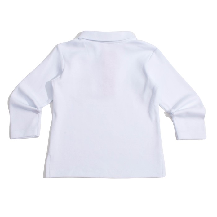 Рубашка-поло для мальчика "Dandy", рост 110 см, цвет белый Рб-099.1др