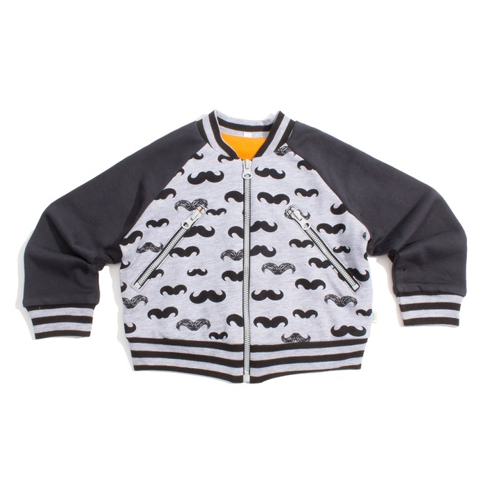 Куртка для мальчика "Barba", рост 98 см, цвет серый КР-148