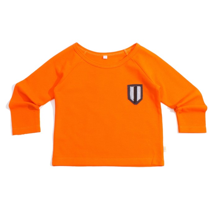 Футболка для мальчика "Dandy" с длинным рукавом, рост 92 см, цвет оранжевый Фт-145А