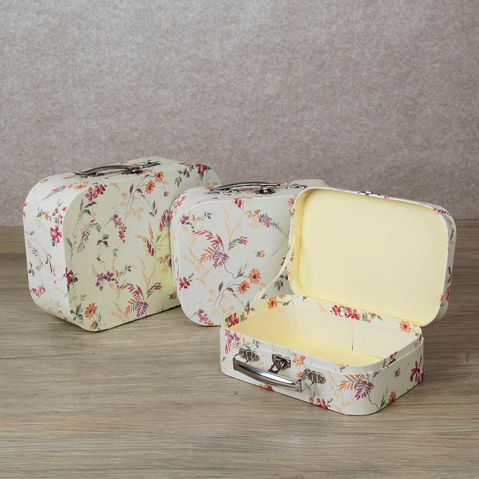 Набор коробок 3в1, 27 х 20 х 10 - 22 х 15 х 7 см