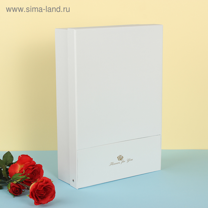 Подарочные коробки  Сима-Ленд Коробка для цветов 36 х 25 х 9 см