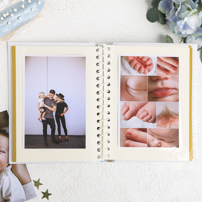 Фотоальбом "Селфи с нашим малышом", 10 магнитных листов размером 12 х 18,7 см