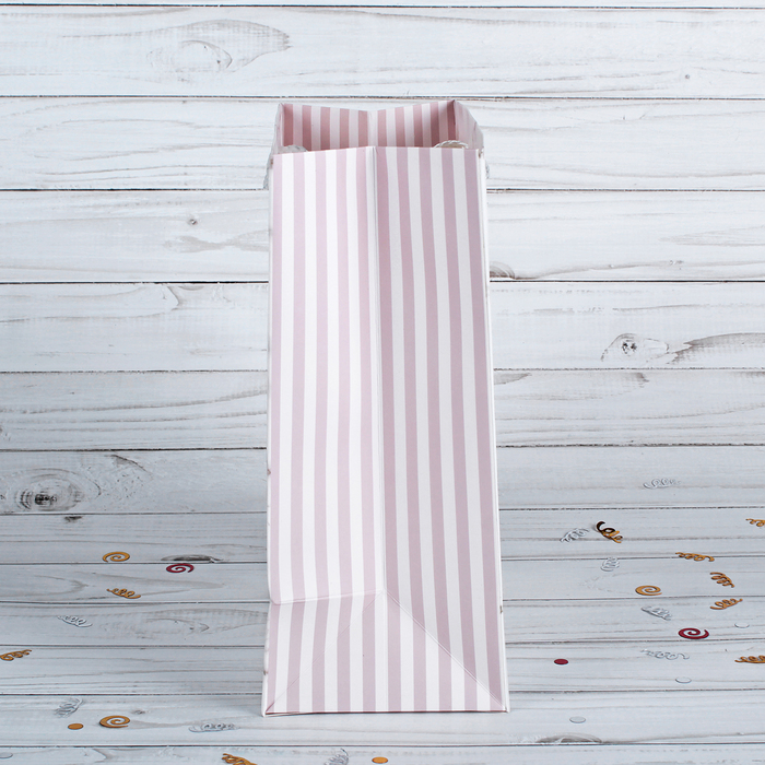 Пакет подарочный "Мрамор", люкс, 18 х 10 х 23 см