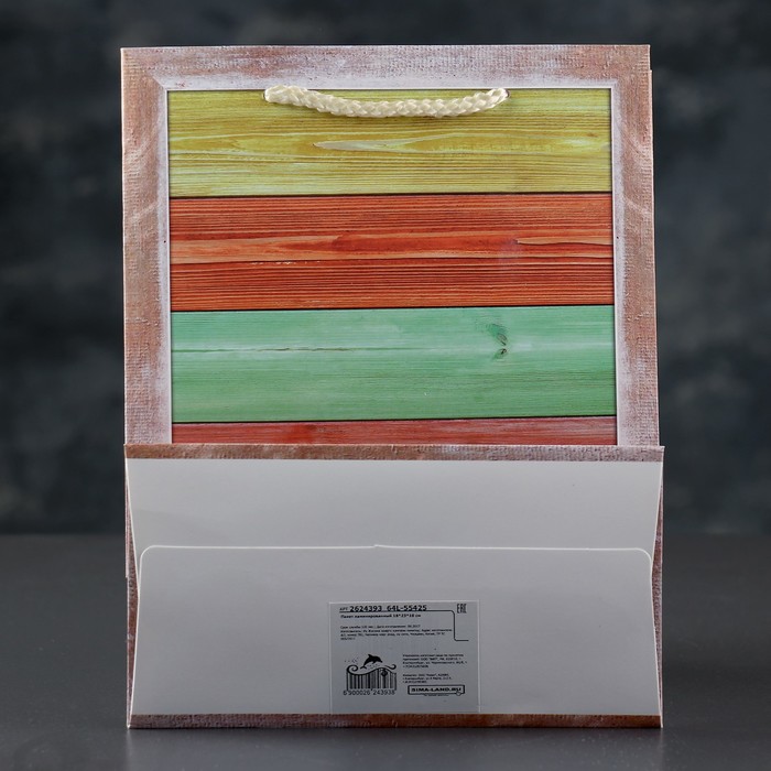 Пакет подарочный, люкс, 18 х 10 х 23 см