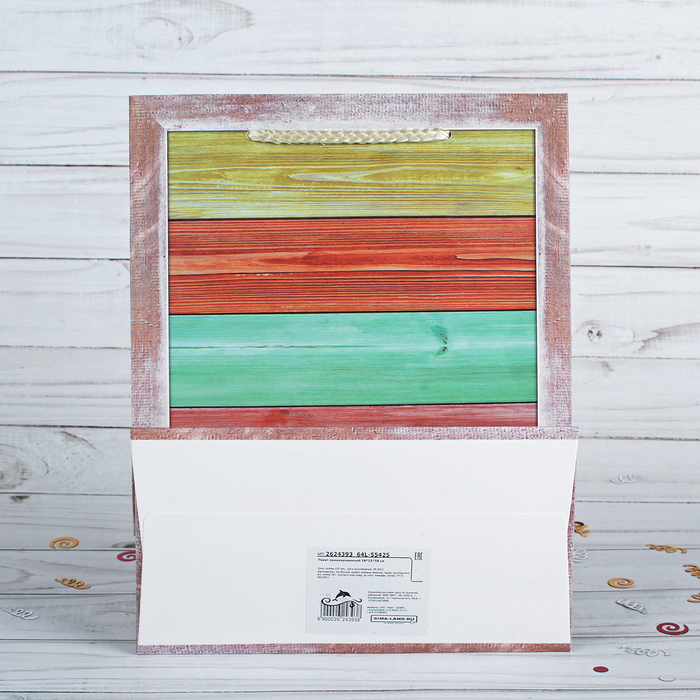 Пакет подарочный, люкс, 18 х 10 х 23 см