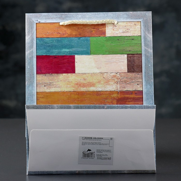 Пакет подарочный, люкс, 18 х 10 х 23 см