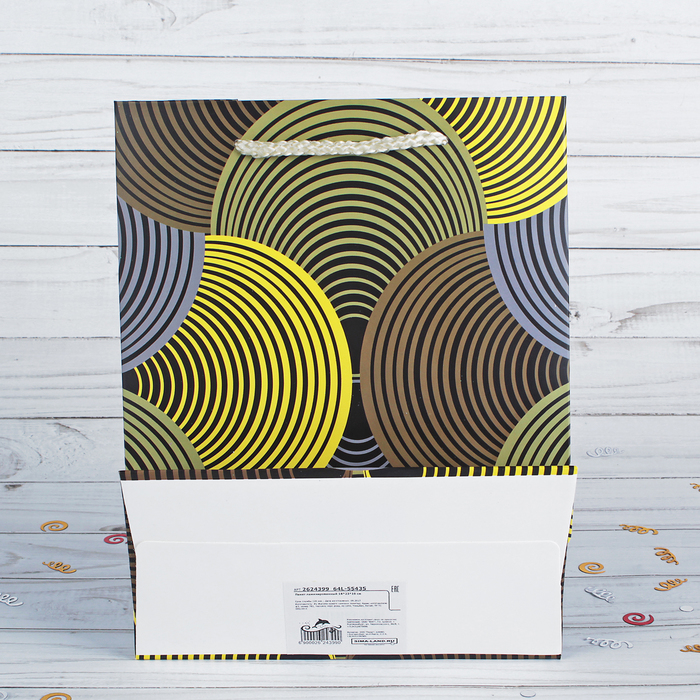 Пакет подарочный, люкс, 18 х 10 х 23 см