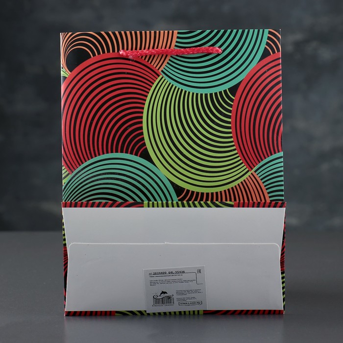 Пакет подарочный, люкс, 18 х 10 х 23 см