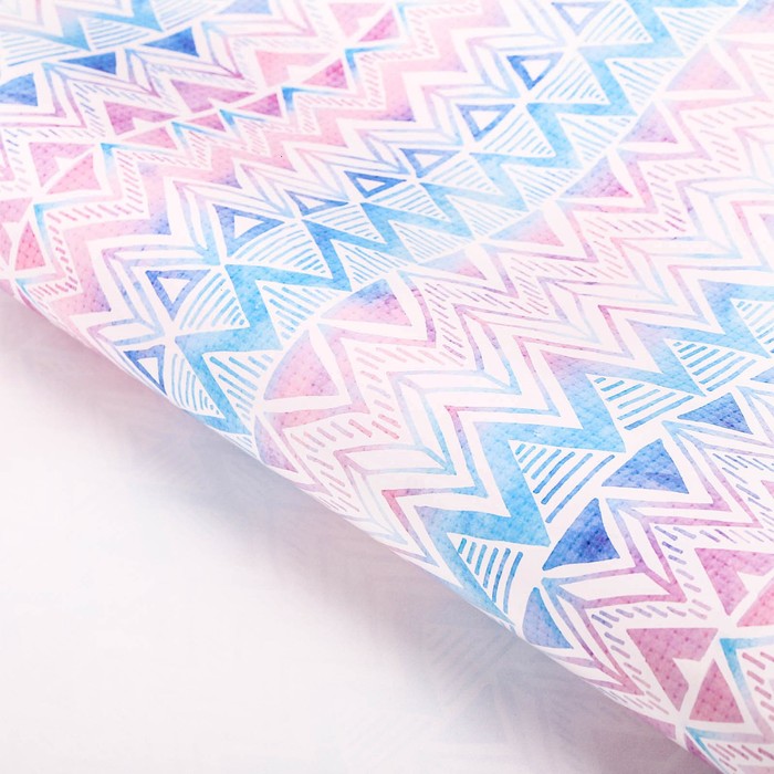 Бумага упаковочная глянцевая "Аква", 70 х 100 см