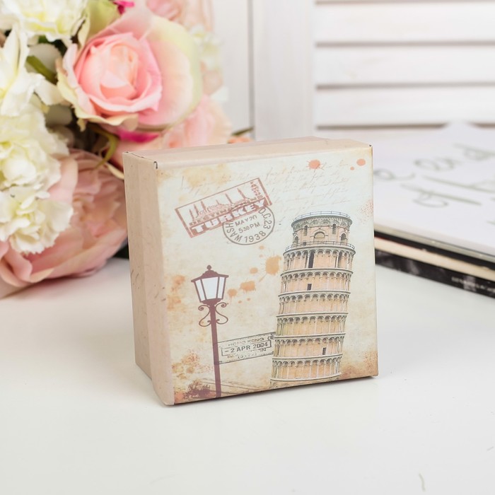 Коробка подарочная, цвет МИКС, 8,5 х 8,5 х 5,5 см