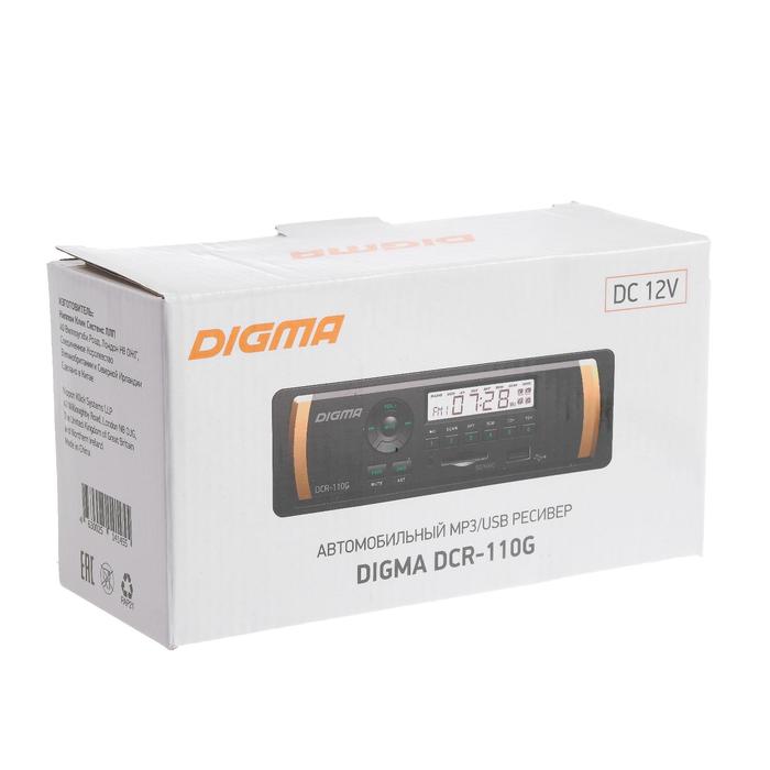 Автомагнитола Digma DCR-110G