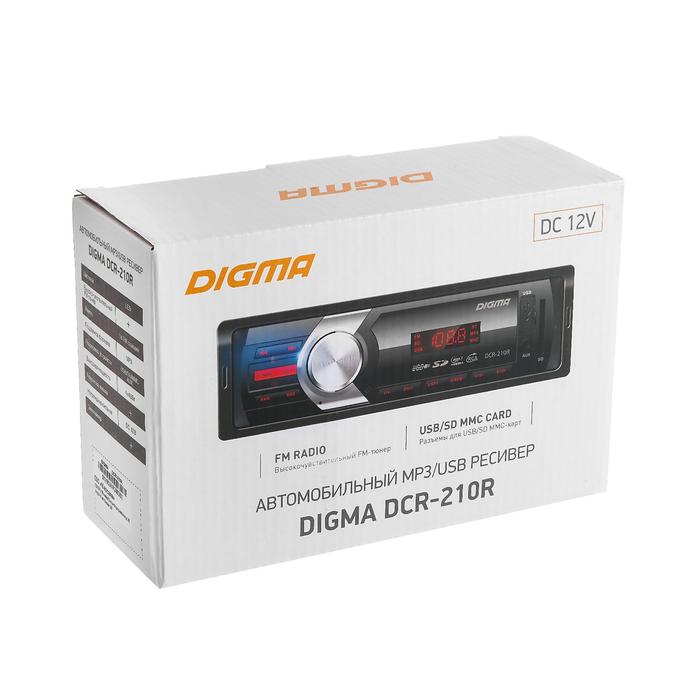 Автомагнитола Digma DCR-210 R