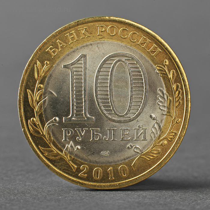 Монета 10 рублей 2010 Всероссийская перепись населения