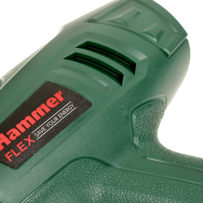 Фен технический Hammer Flex HG2000LE, 2000 Вт, 350/600С, 300/500 л/мин, насадки, тепл.защ.