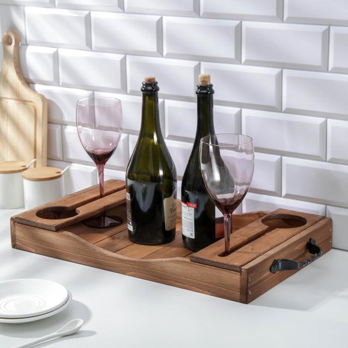 Поднос для вина 53,5х31х8,5 см
