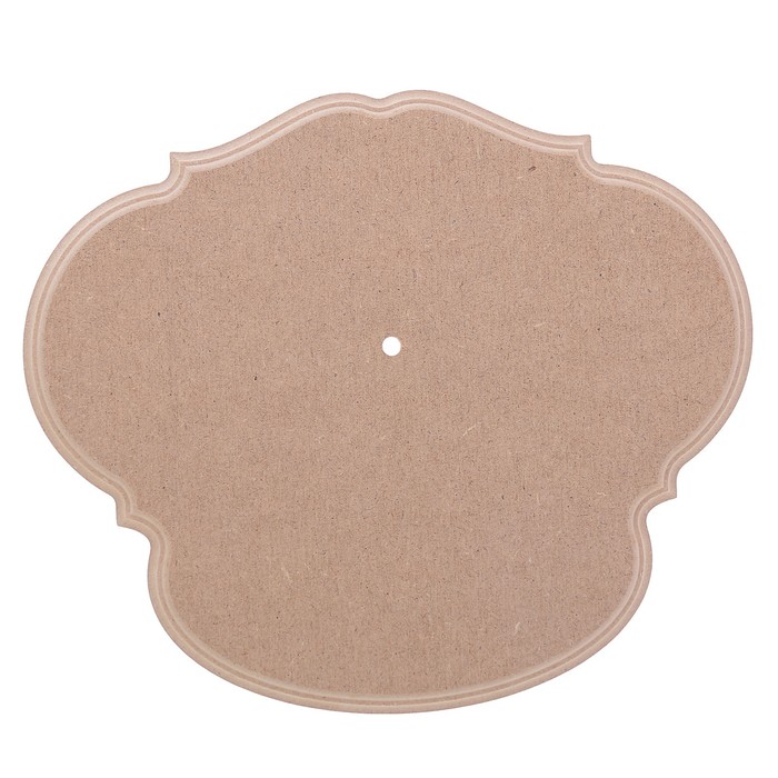 Основа для часов из МДФ "Корона" 25,5х30х1,6 см