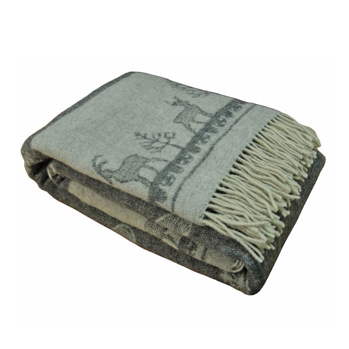 Плед шерстяной "Сайма", размер 170х210 см РП-17