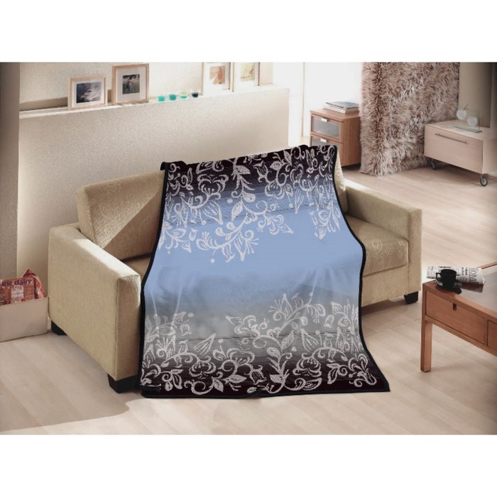 Плед хлопковый "Василек", размер 150х200 см Д-15