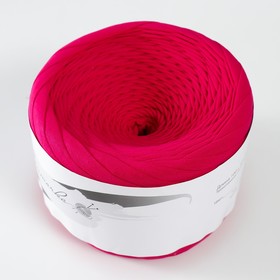 

Пряжа трикотажная широкая 100м/320±30гр, ширина нити 7-9 мм (фуксия)