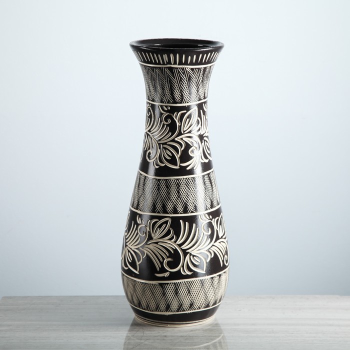 Ваза "Осень", декор№3, резка