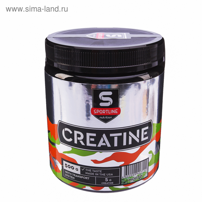 фото Креатин sportline creatine with transport system, мохито, 500 г