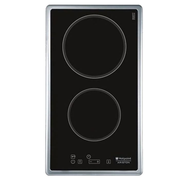 Варочная поверхность Hotpoint-Ariston 7HDK 2KL (IX), электрическая, 2 конфорки, черный