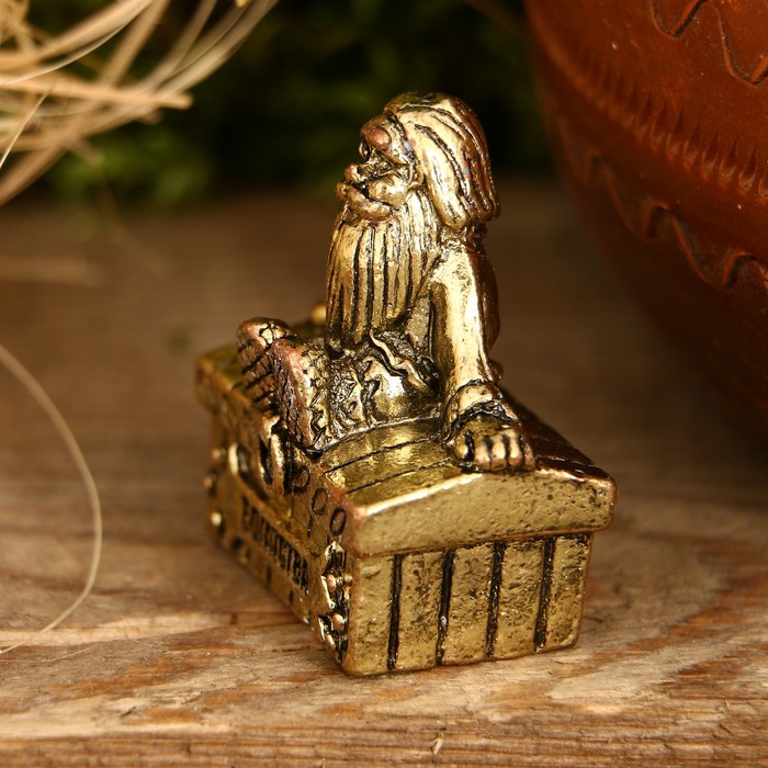Фигурка миниатюра домовой "Богатства", 3,5 х 3 см