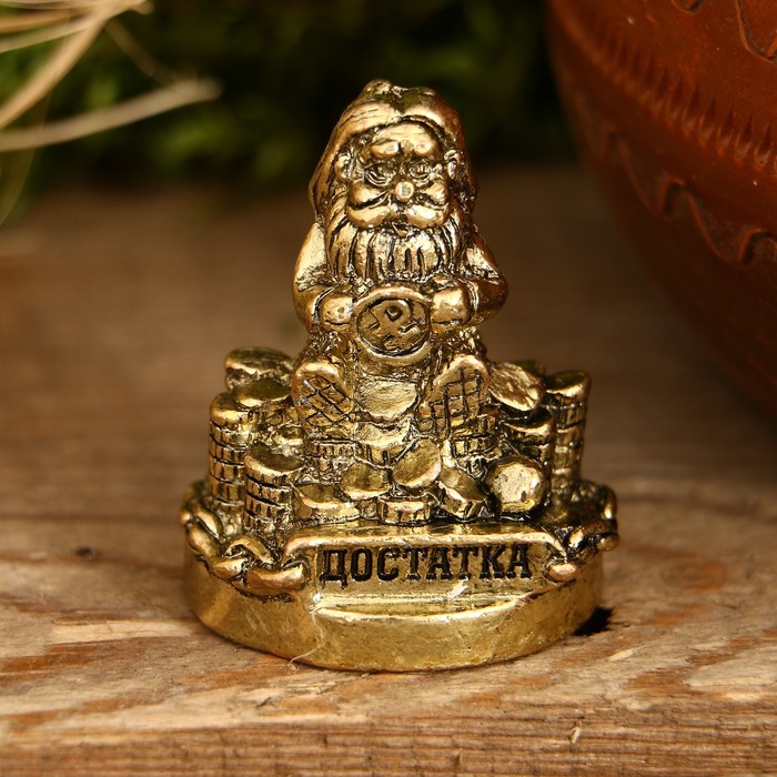 Фигурка миниатюра домовой "Достатка", 3,5 х 3 см