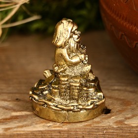 

Фигурка миниатюра домовой "Достатка", 3,5 х 3 см