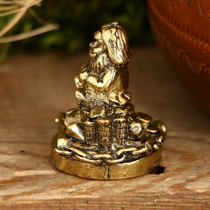 Фигурка миниатюра домовой "Достатка", 3,5 х 3 см