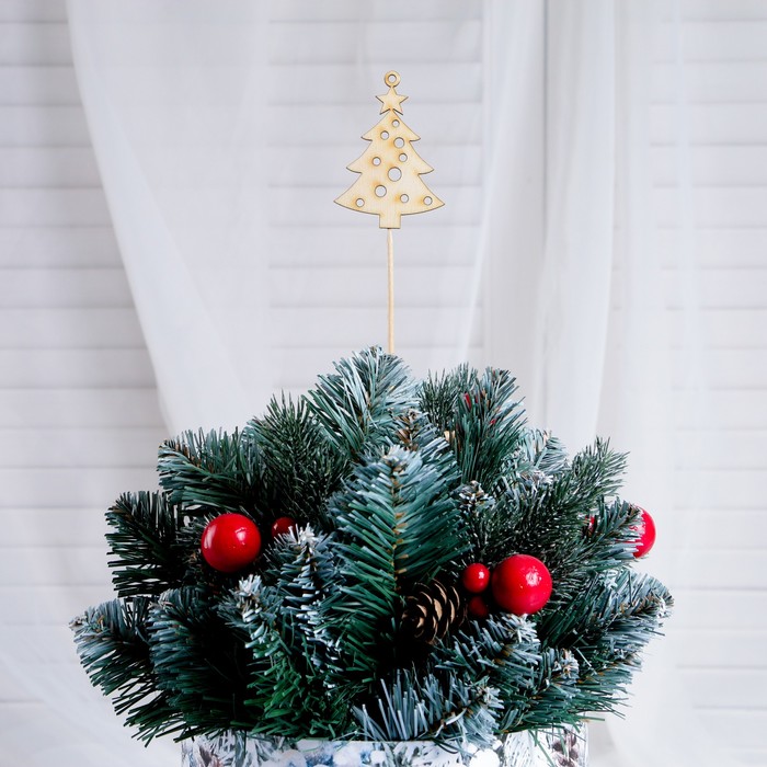 Топпер "Ёлка со звездой"