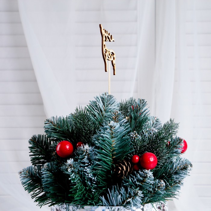 Топпер "Олень вензель"