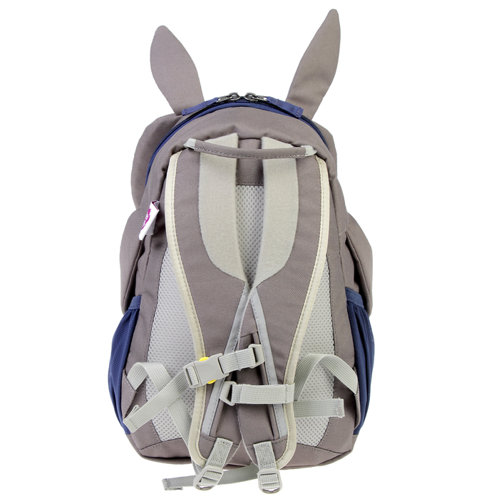 Рюкзачок детский эргономичная спинка Affenzahn Big Friends 31*20*12 "Don Donkey", серый/чёрный