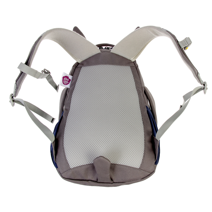 Рюкзачок детский эргономичная спинка Affenzahn Big Friends 31*20*12 "Don Donkey", серый/чёрный