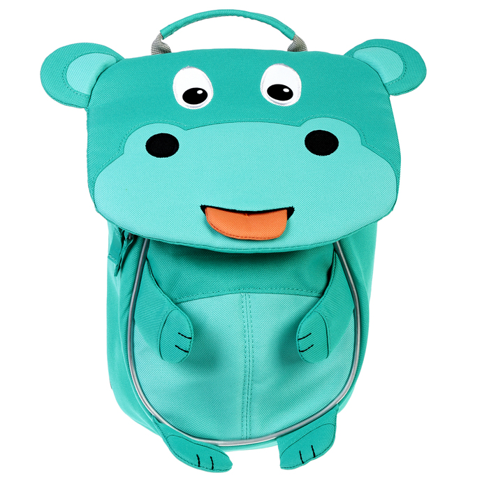 Рюкзачок детский эргономичная спинка Affenzahn Small Friends 25*17*11 "Hilda Hippo", бирюзовый