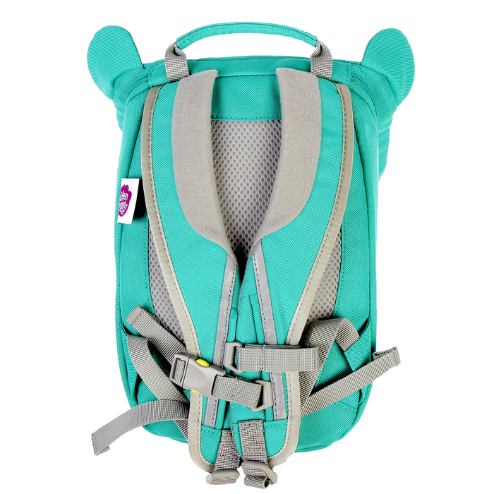 Рюкзачок детский эргономичная спинка Affenzahn Small Friends 25*17*11 "Hilda Hippo", бирюзовый