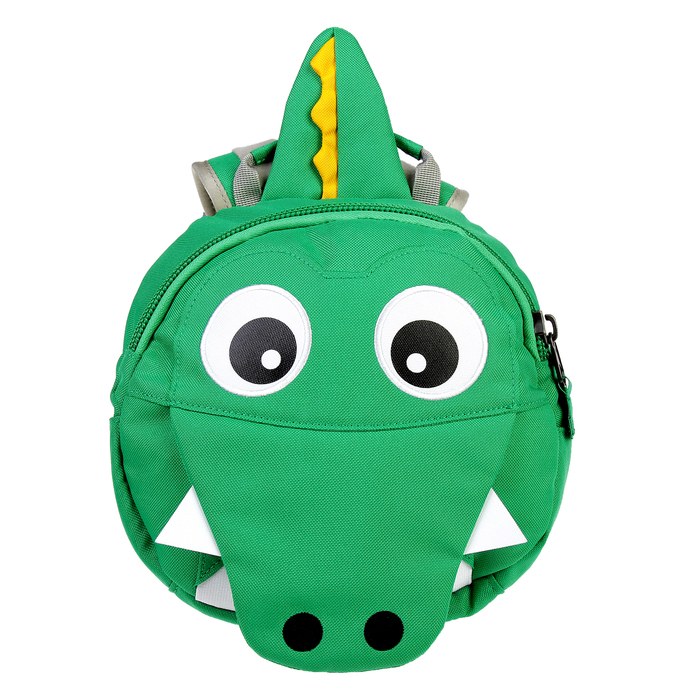 Рюкзачок детский эргономичная спинка Affenzahn Small Friends 25*17*11 "Kai Crocodile", зеленый