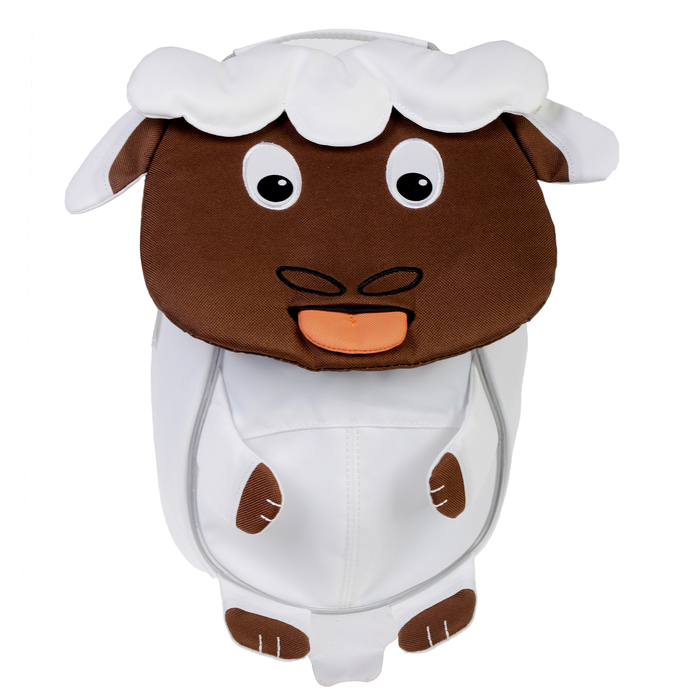 Рюкзачок детский эргономичная спинка Affenzahn Small Friends 25*17*11 "Stella Sheep", серый/коричневый