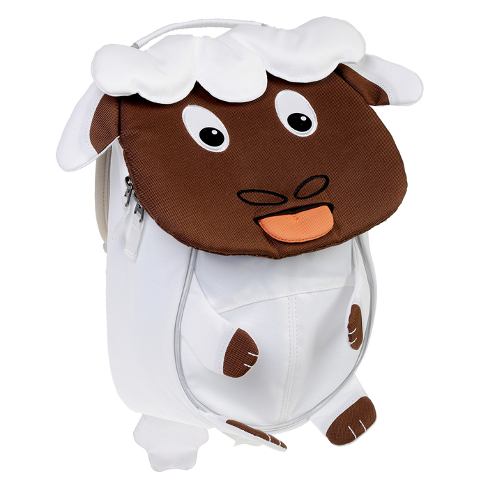 Рюкзачок детский эргономичная спинка Affenzahn Small Friends 25*17*11 "Stella Sheep", серый/коричневый
