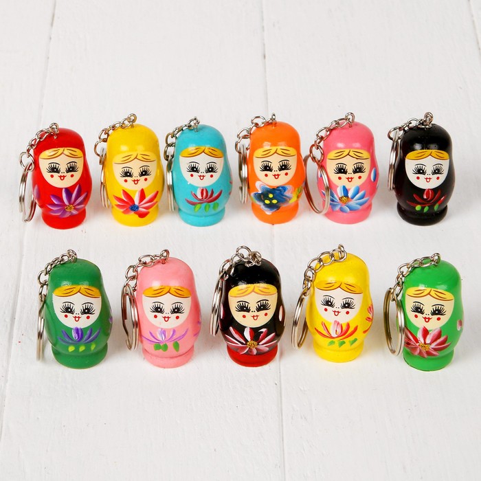 Матрешка-брелок, МИКС