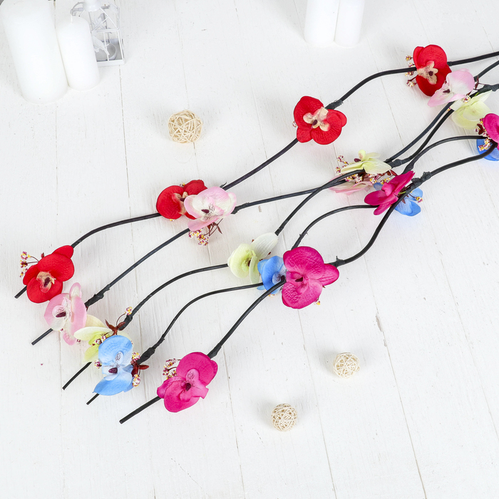 Декор тинги "Орхидея" 145 см (цена за штуку), микс