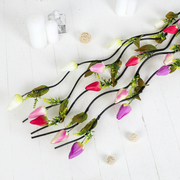 Декор тинги "Тюльпан" закрытый 155 см (цена за штуку), микс