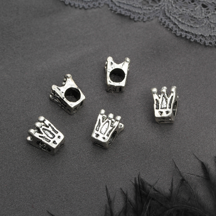 Талисман "Корона", цвет серебро
