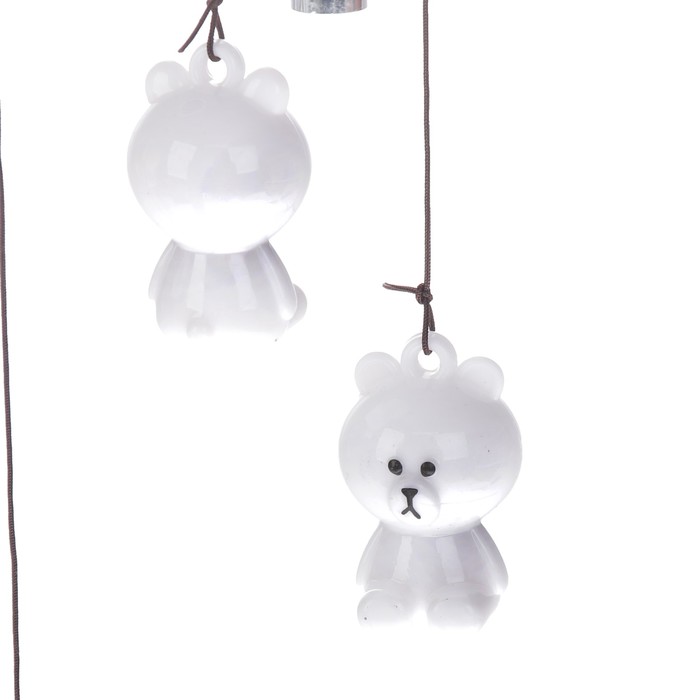 Музыка ветра "Мишки" 4 трубки 5 фигурок 62 см