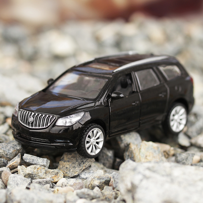 Машина металлическая Buick Enclave, открываются двери, инерция, МИКС
