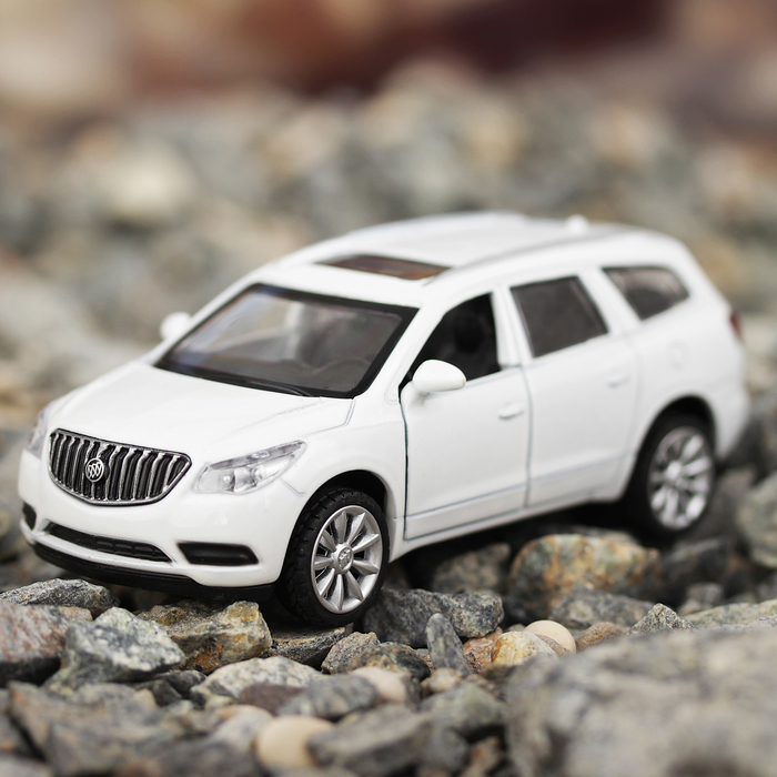 Машина металлическая Buick Enclave, открываются двери, инерция, МИКС