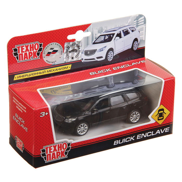 Машина металлическая Buick Enclave, открываются двери, инерция, МИКС
