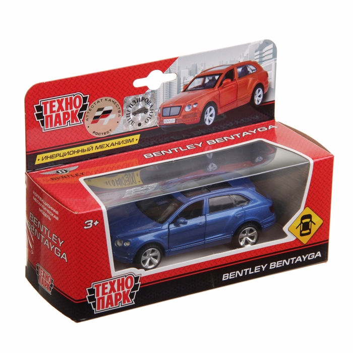 Машина металлическая "Bentley Bentayga" открыв. двери, инерция МИКС 1:45 67332
