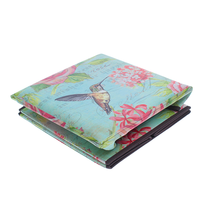 Пуф складной 30х30х30 см "Птичка"